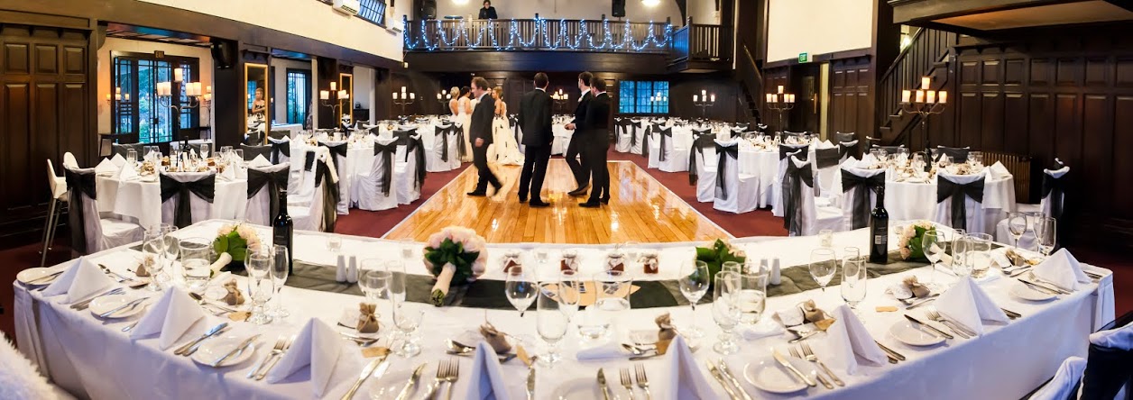 Wattle Park Chalet melbourne wedding reception venue bridal black sash dance floor