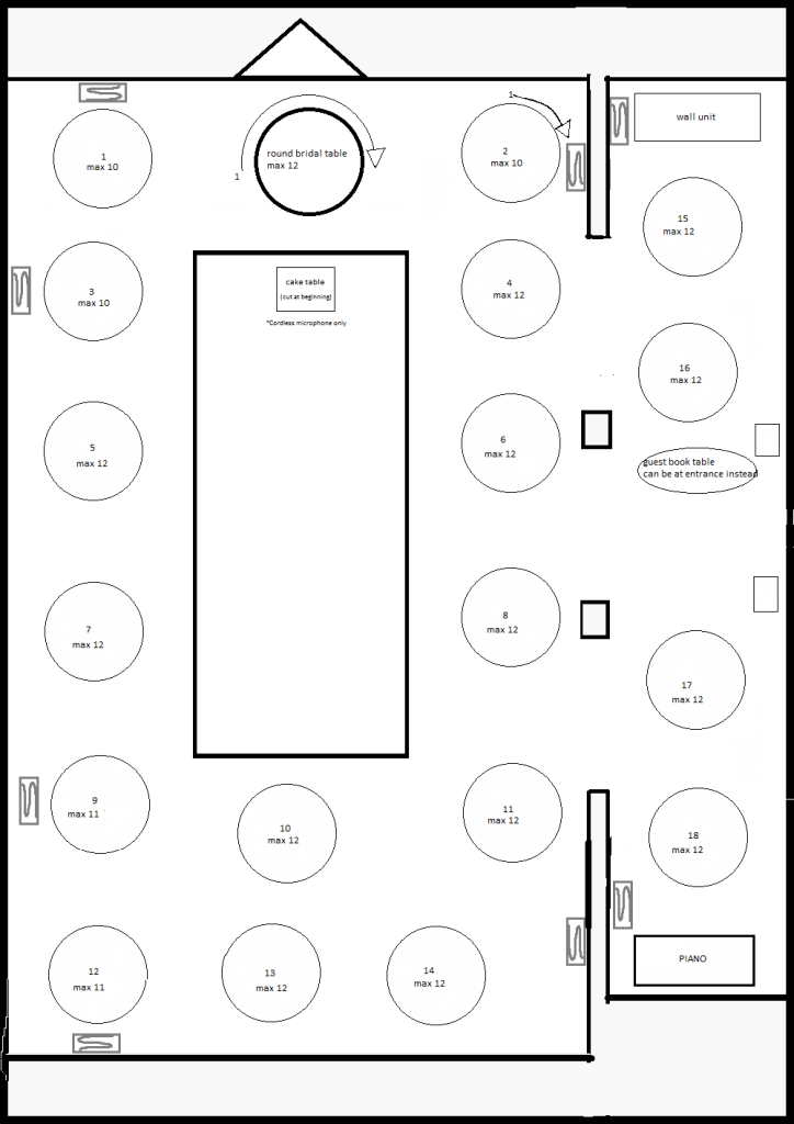 circle-room-layout max 200 guests