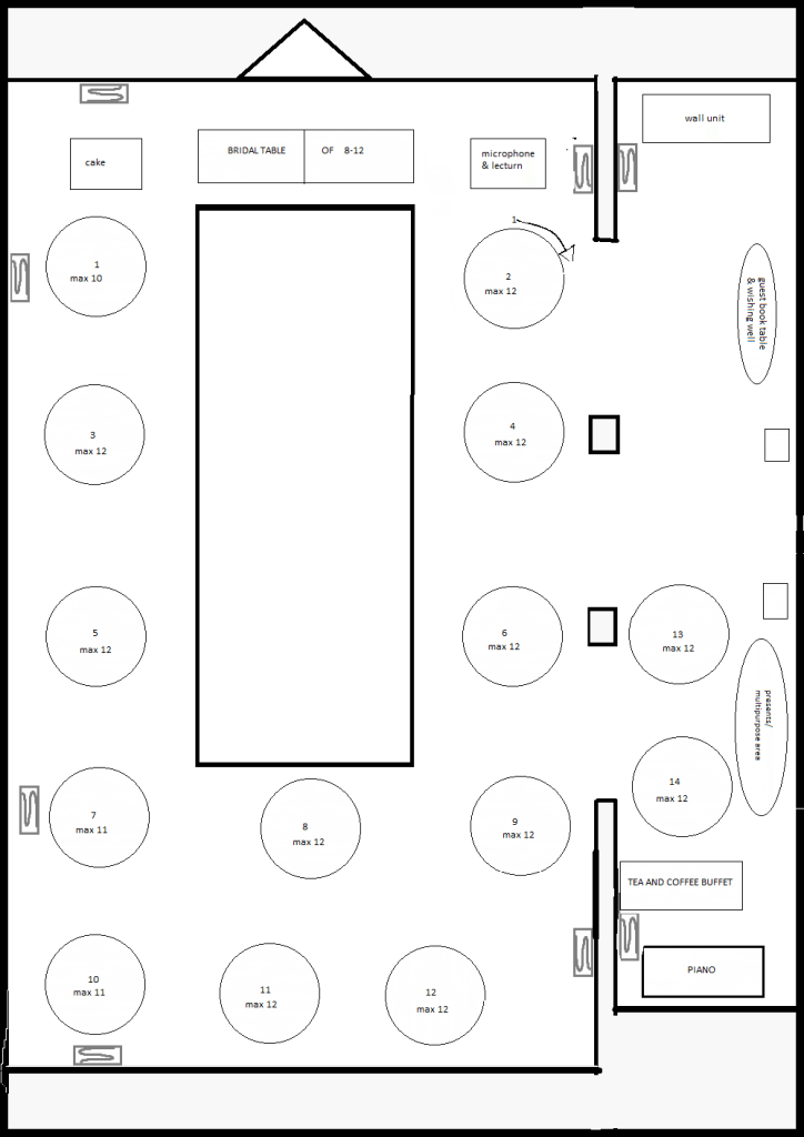 circle room layout under 172 guests 724x1024